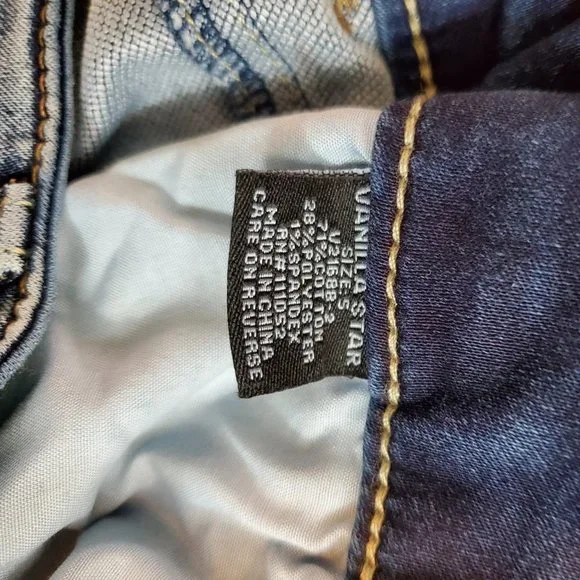 👀 Vanilla Star High Rise Skinny Jeans size 5 - Picture 7 of 8
